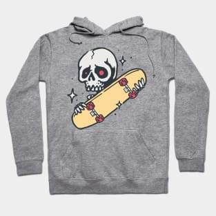 Skull Love Skateboard Hoodie